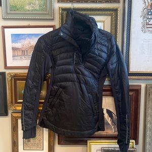 Lululemon black puffer coat size 2 - XS